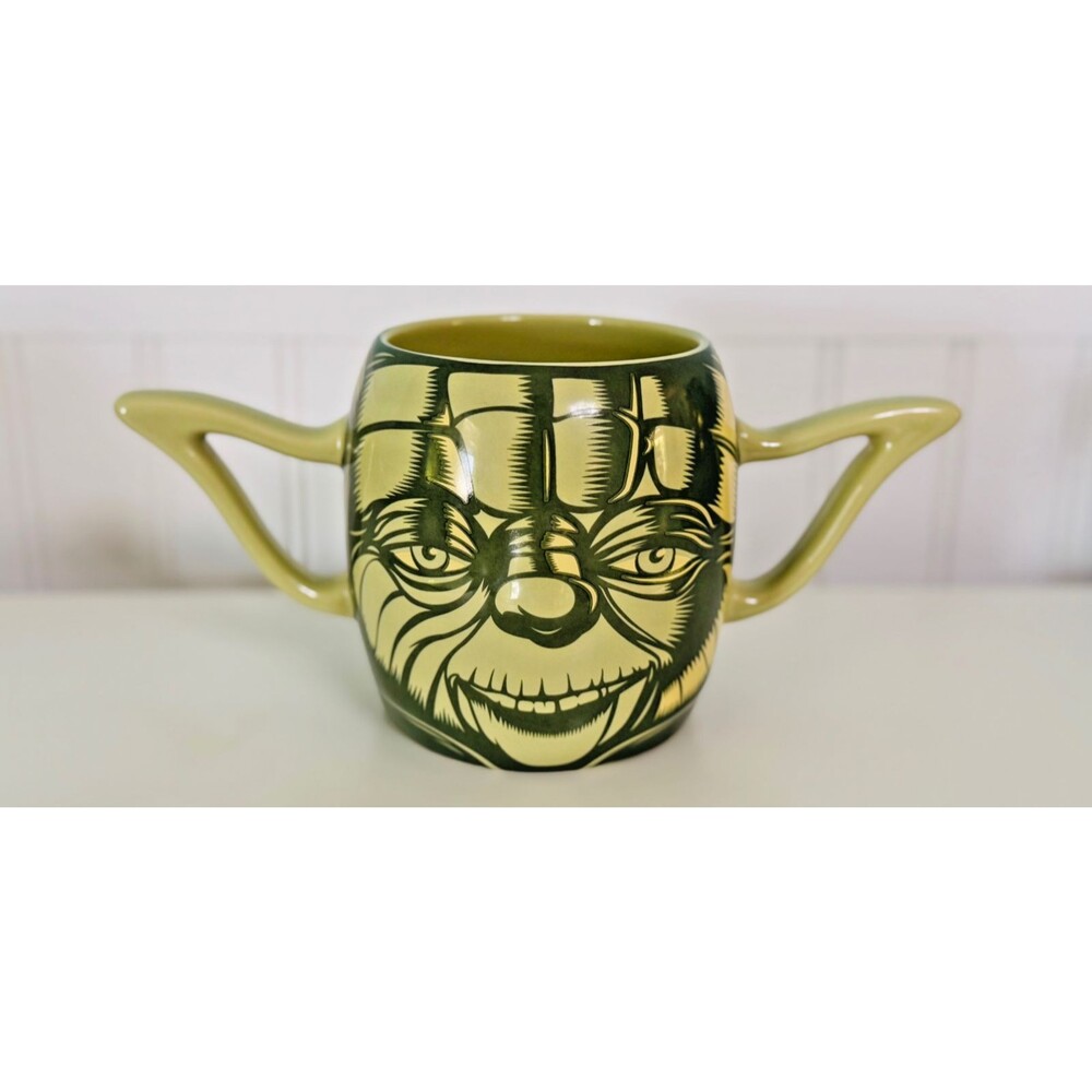 Disney Star Wars Green Yoda large Coffee & Tea Mug with Big Ear Handles